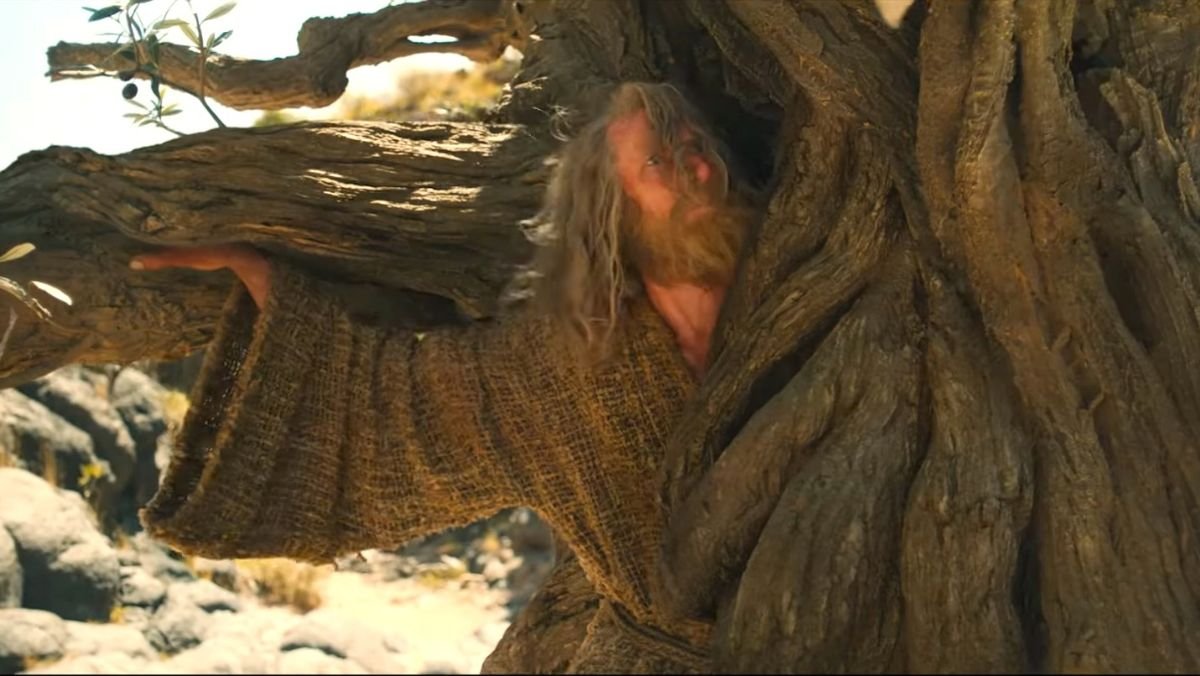 The Lord of the Rings the rings of power exclusive clip Tom Bombadil is eaten by a tree