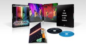 Star Trek: The Motion Picture 45th anniversary steelbook set.