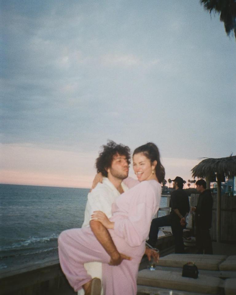 Selena Gomez and her boyfriend Benny Blanco in a recent Instagram post