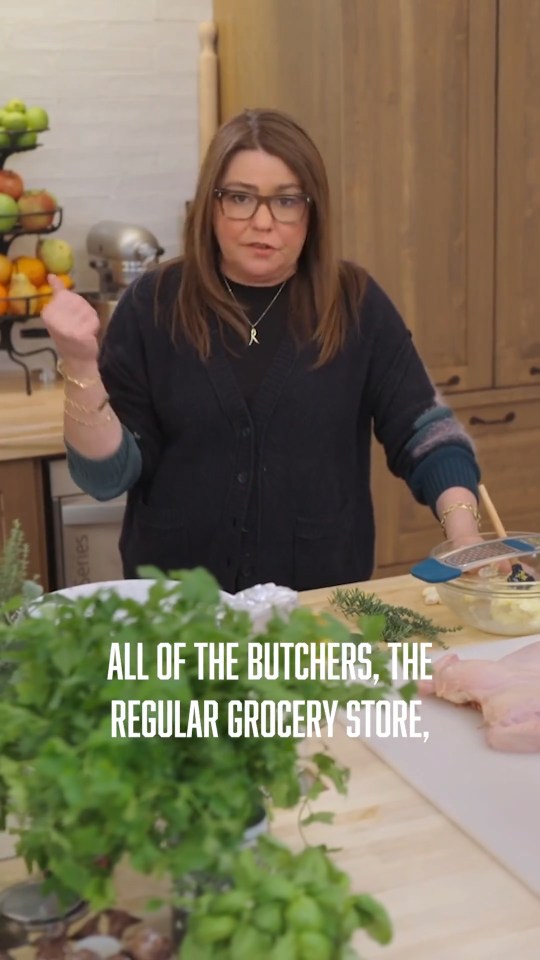 The celebrity chef in another Instagram clip from her latest TV outing