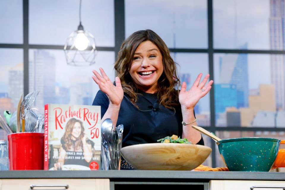 Rachael Ray onstage during a culinary demonstration at The IKEA Kitchen presented by Capital One at Pier 94 on October 12, 2019 in New York City