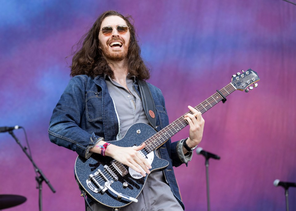 Hozier performed on day 3 of the 10th Anniversary of Shaky Knees 2023 at Central Park on May 07, 2023