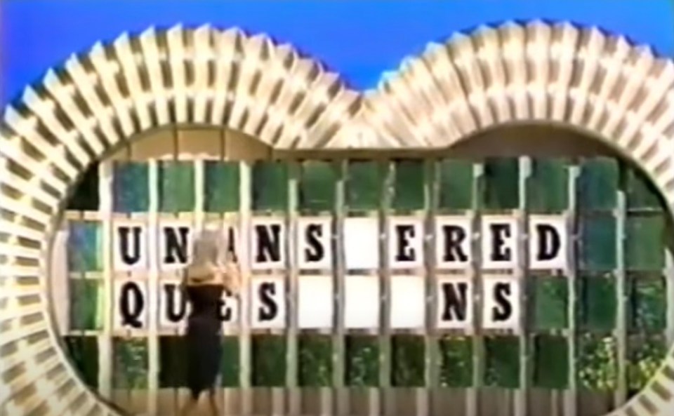 In the 80s, the Wheel of Fortune puzzle board had a large gold border