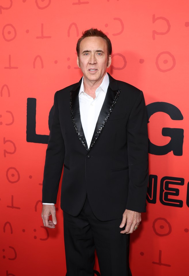 Nicolas Cage at Neon’s Longlegs Los Angeles Premiere at The Egyptian Theatre Hollywood on July 08, 2024 in Los Angeles, California