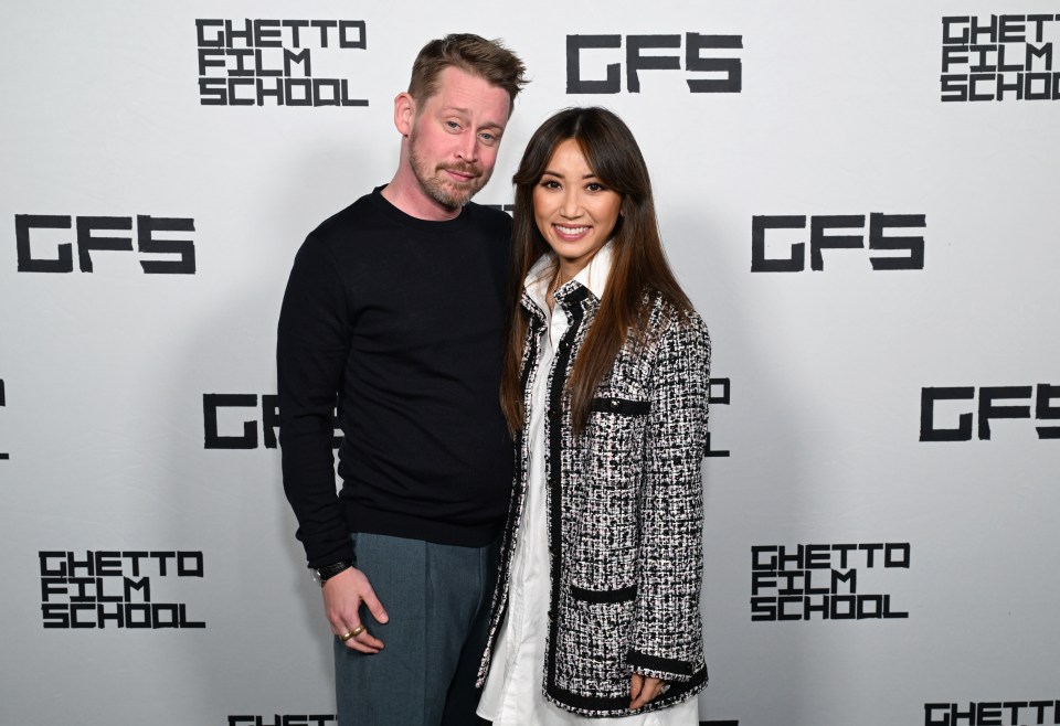 Macaulay Culkin and Brenda Song attend the 2023 GFS Fall Benefit in Santa Monica, California