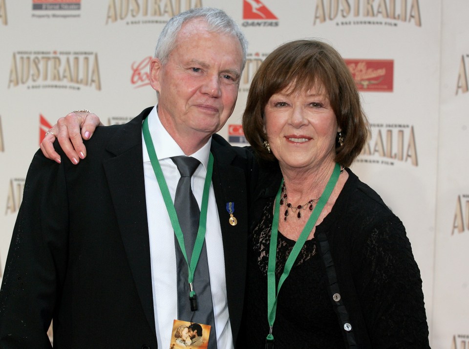 Nicole Kidman's parents Antony and Janelle at the Australia premiere in 2008