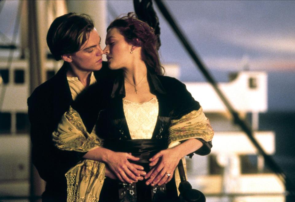 Leonardo DiCaprio and Kate Winslet in Titanic