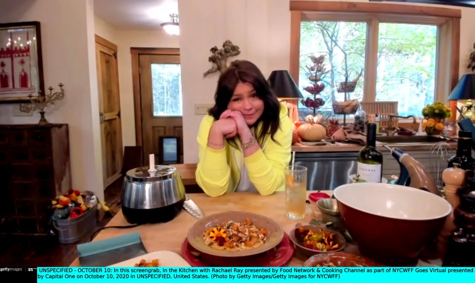 A grab from In the Kitchen with Rachael Ray presented by Food Network & Cooking Channel as part of NYCWFF Goes Virtual presented by Capital One on October 10, 2020