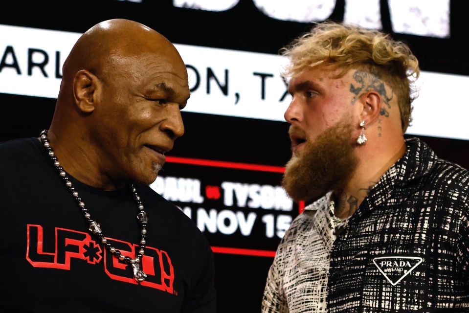 Mike Tyson faces Jake Paul on November 15