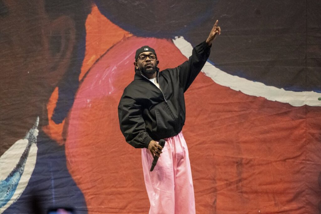 Kendrick Lamar performs at last summer's Bonnaroo Music and Arts Festival in Manchester, Tenn.