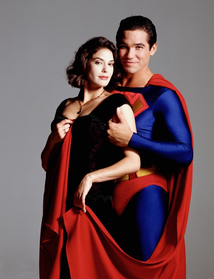 Teri Hatcher as Lois and Dean Cain as Superman/Clark in Lois & Clark: The New Adventures of Superman