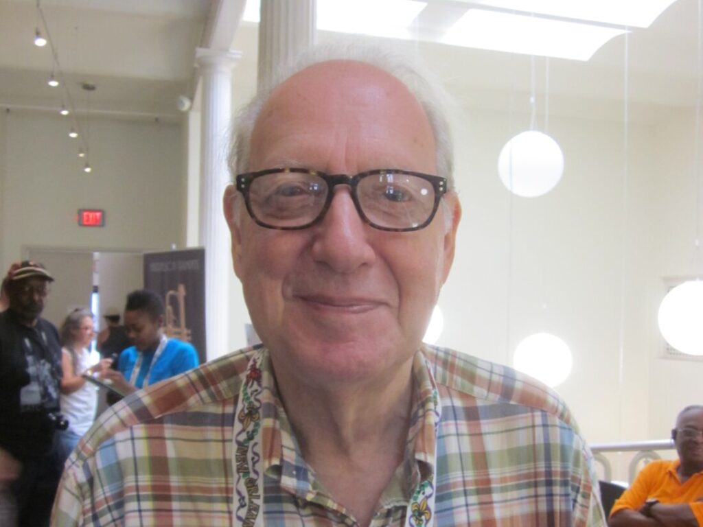 Dan Morgenstern is pictured at Satchmo Summerfest in New Orleans in 2012.