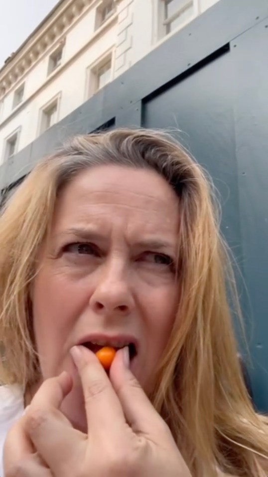 Alicia Silverstone cause a stir when she recorded herself eating a strange berry in a TikTok video