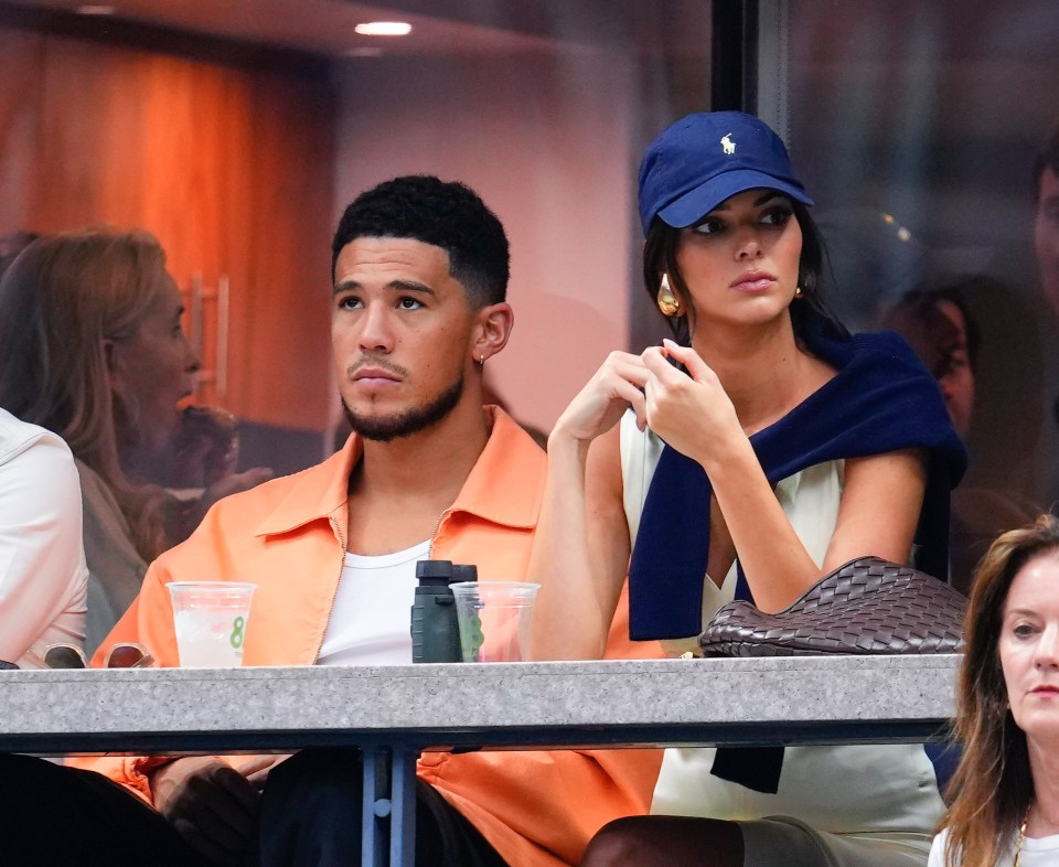 Kendall with her ex-boyfriend Devin Booker at the US Open Championship match on September 11, 2022