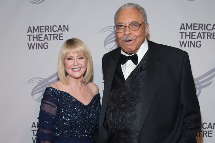 Jones and his wife, Cecilia Hart, in 2015.