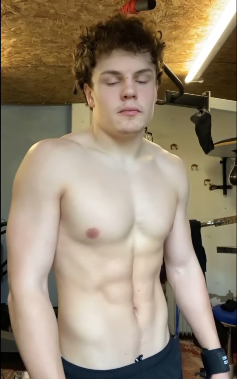 The vlogger has documented his body transformation