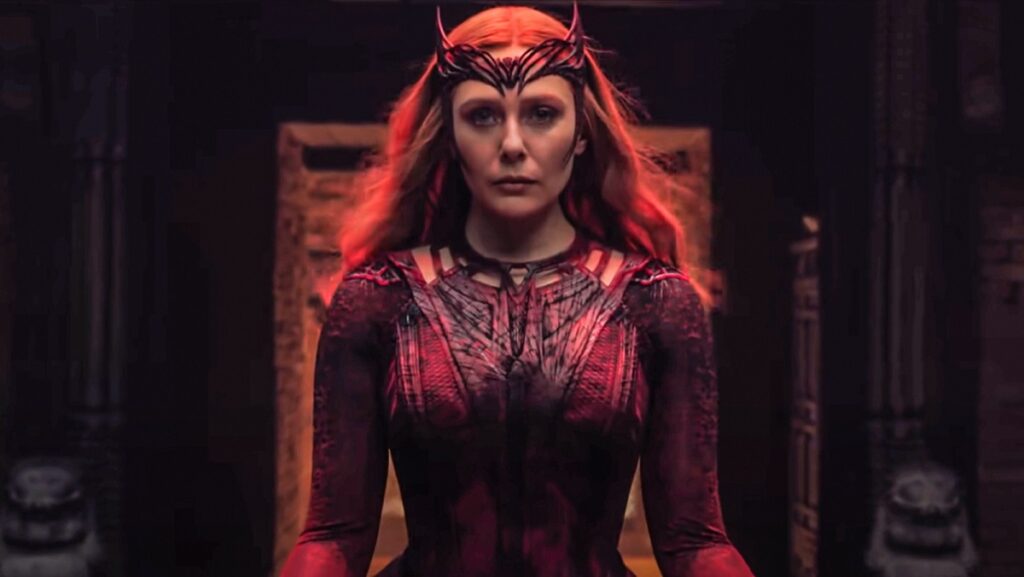 Wanda Maximoff, the Scarlet Witch, as played by Elizabeth Olsen.