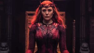 Wanda Maximoff, the Scarlet Witch, as played by Elizabeth Olsen.