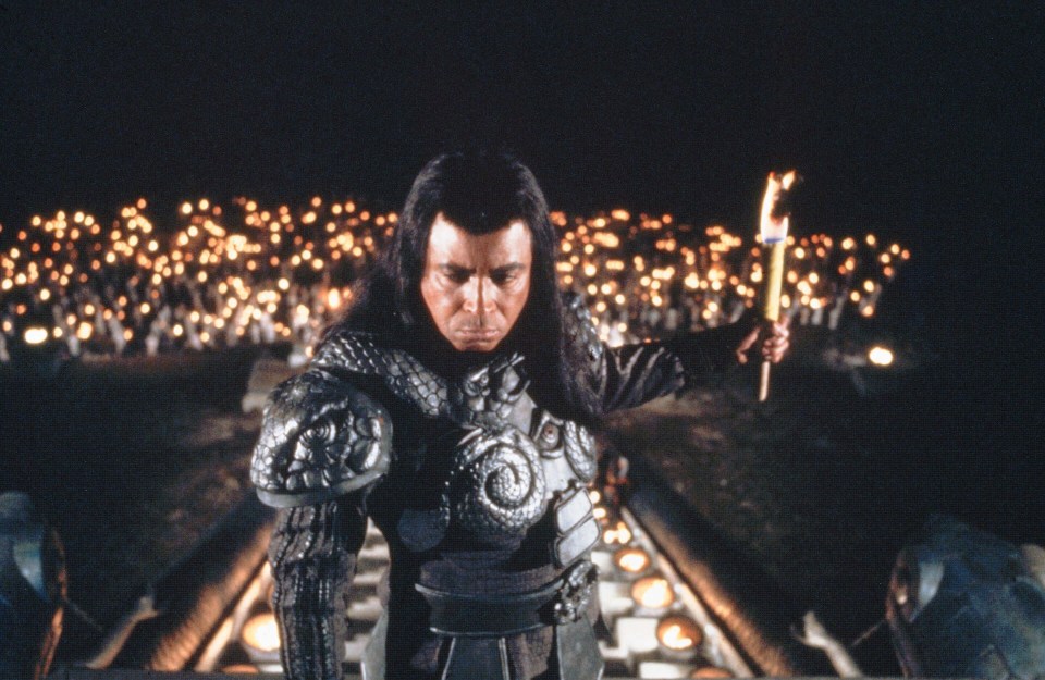 James became a much-loved face on screen, in scores of films including Conan The Barbarian