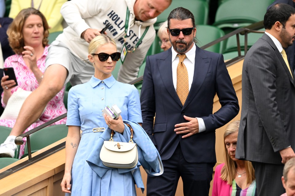 Jordyn and Dave attended day two of the Wimbledon Tennis Championships at the All England Lawn Tennis and Croquet Club on July 2, 2024