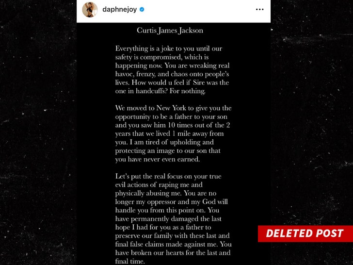 daphene joy DELETED POST.