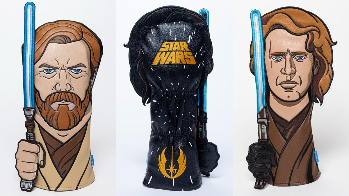 RSVLTS' Star Wars Spooky Collection Anakin and Ob-Wan headcovers.