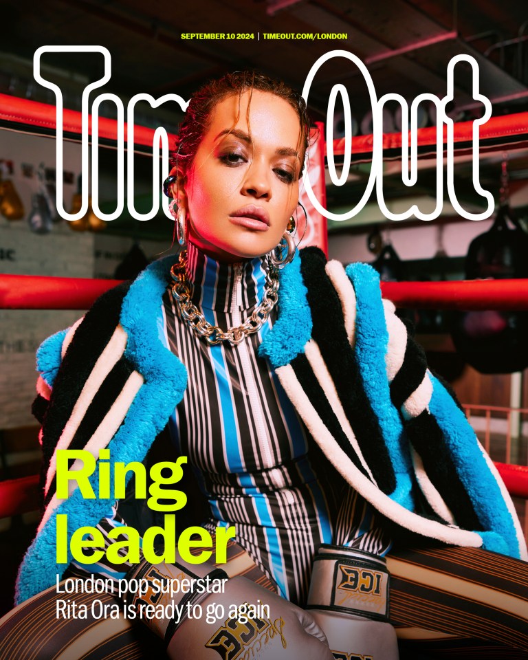 Rita Ora posed as a boxer on the cover of Time Out