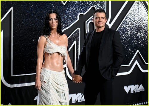 Orlando Bloom with Katy Perry at the MTV VMAs 2024