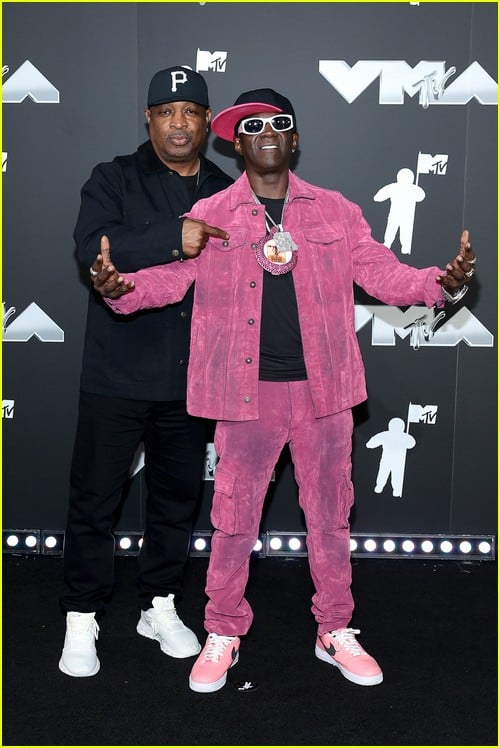 Public Enemy’s Flavor Flav and Chuck D at the MTV VMAs 2024