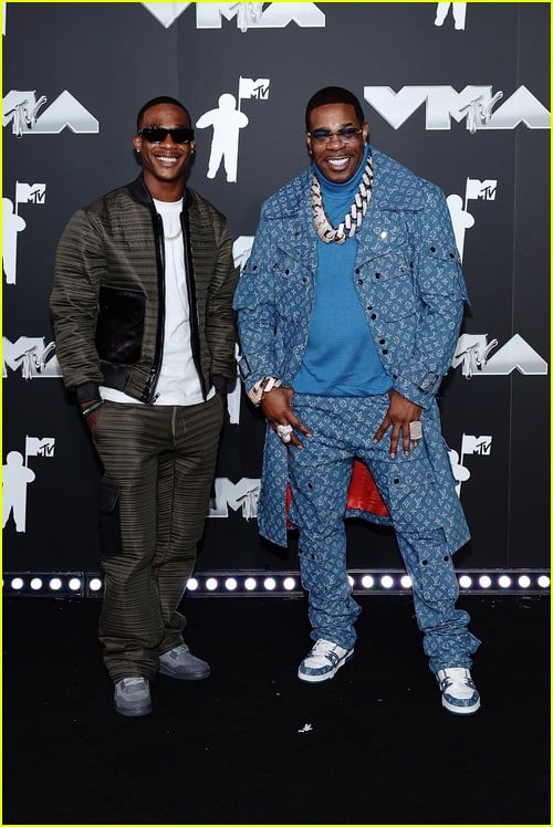 Busta Rhymes, Trilian Wood-Smith at the MTV VMAs 2024