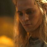 Sauron as the blonde-haired Annatar on The Rings of Power