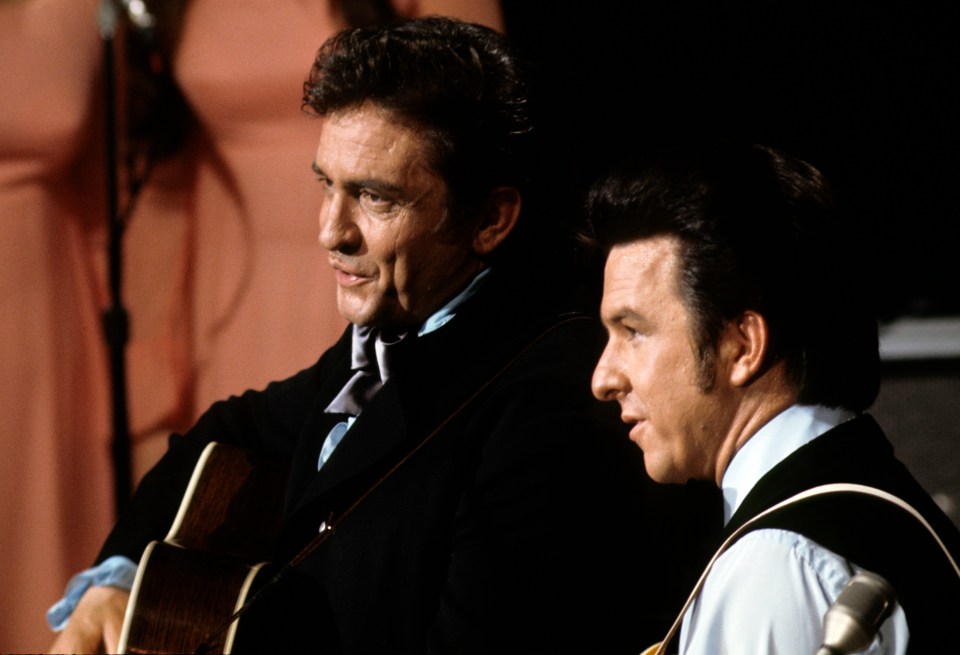 Tommy alongside his brother Johnny Cash