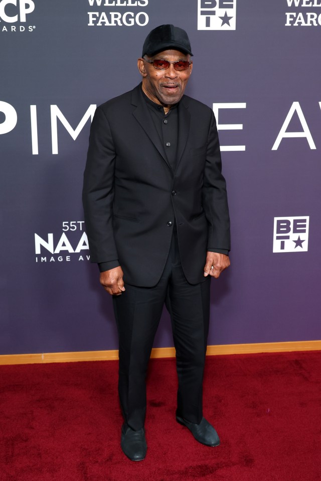 Frankie Beverly attends the NAACP Image Awards Dinner at Hollywood Palladium on March 14, 2024 in Los Angeles, California