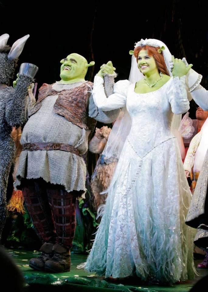 Sutton is well-known for playing Princess Fiona in Shrek: The Musical