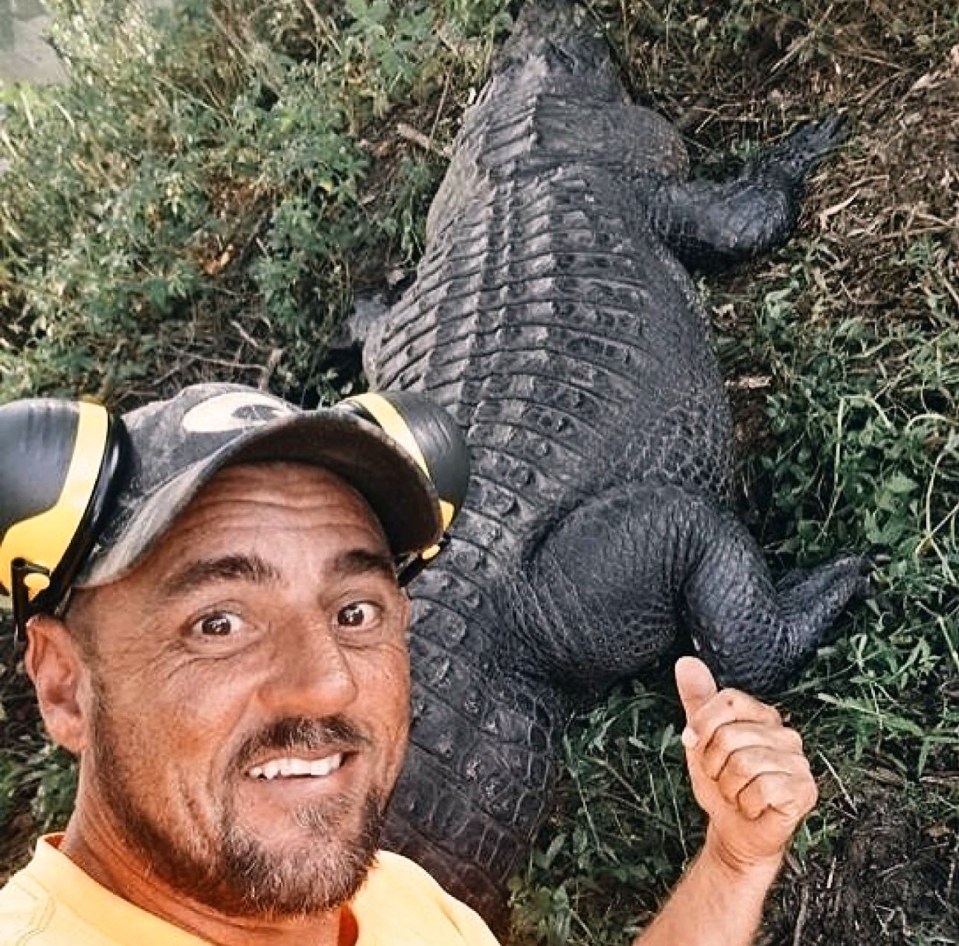 Jeremy Dufrene is a tour guide at Arthur's Air Boat Tours in Des Allemands, Louisiana.