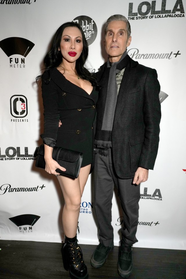 Perry Farrell with wife Etty Lau in January