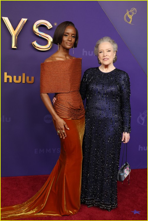 Matlock co-stars Kathy Bates and Skye P. Marshall at the Emmys