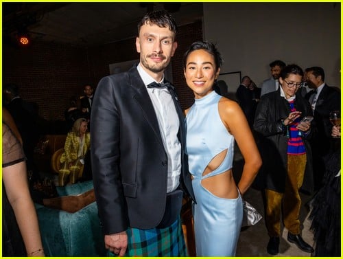 Greta Lee with Richard Gadd