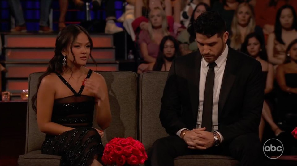 Jenn Tran, with ex Devin Strader, broke down crying on the show's finale