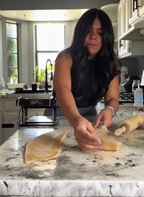 Patty Jean, 26, even makes her own pasta from scratch, but was forced to respond to trolls after opening up on her unique lifestyle