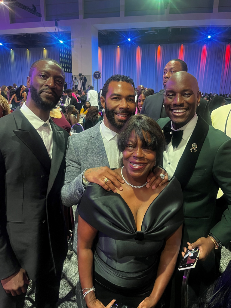 Aldis Hodge attends the 2024 White House Black Excellence Brunch and the CBC Phoenix Awards in DC