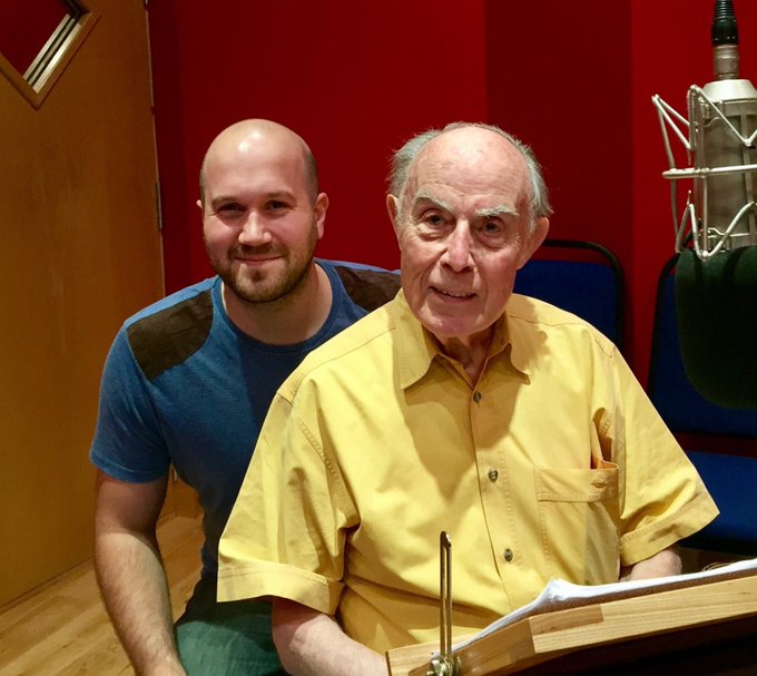 Creator of Thunderbirds Gerry Anderson paid tribute to David Graham, sharing this picture of the voice actor with his son James Anderson on X