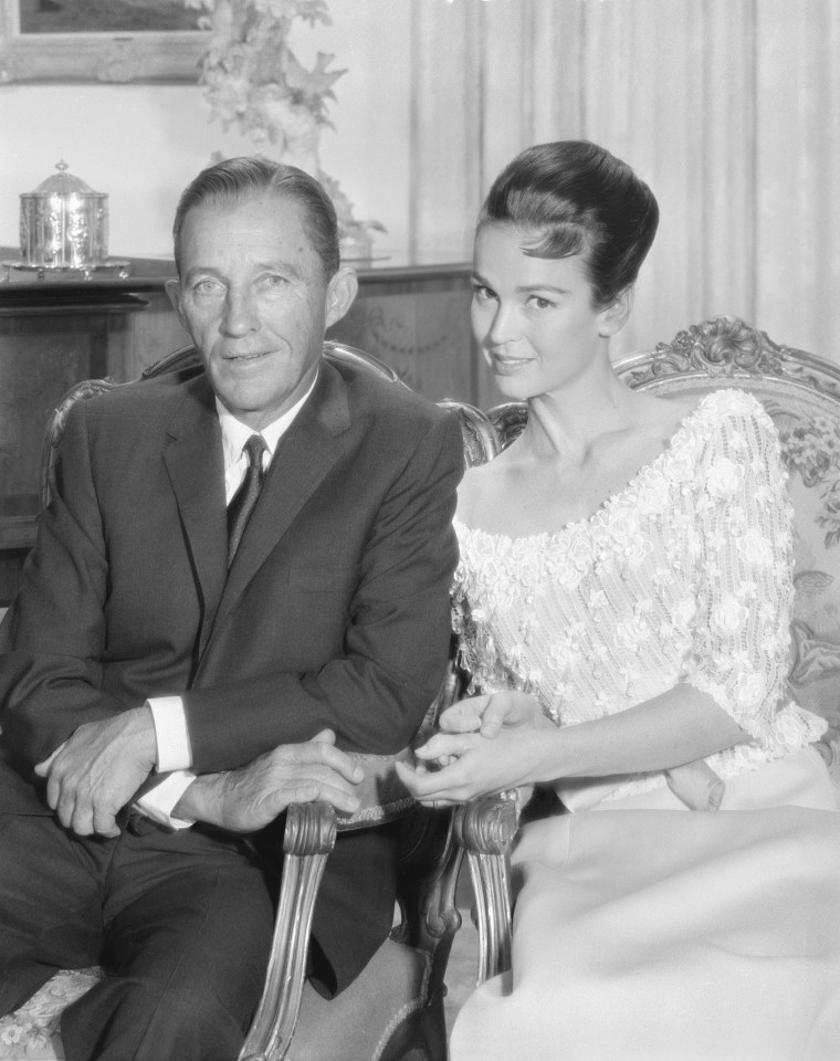 Bing Crosby and his wife actress Kathryn Crosby