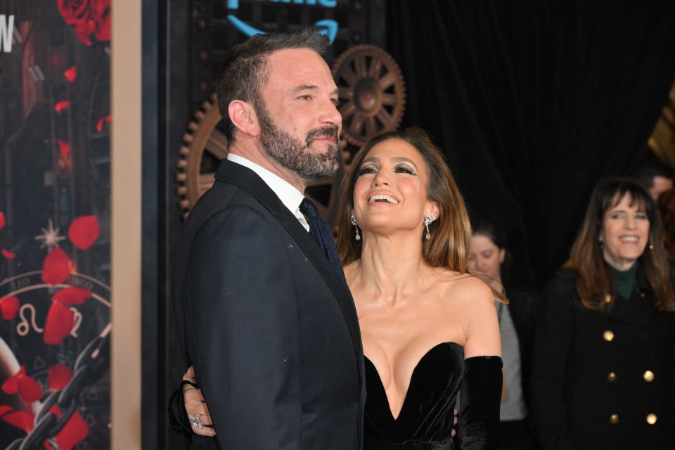 Ben Affleck and Jennifer Lopez seen at This is Me... Now: A Love Story premiere at the Dolby theatre in Hollywood, California, February 13, 2024