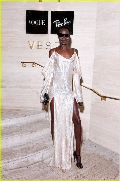 Alek Wek at the Ray-Ban dinner