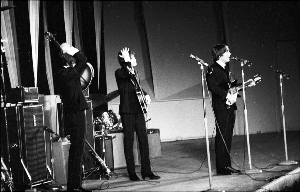 The Beatles' perform at the Hollywood Bowl in 1964