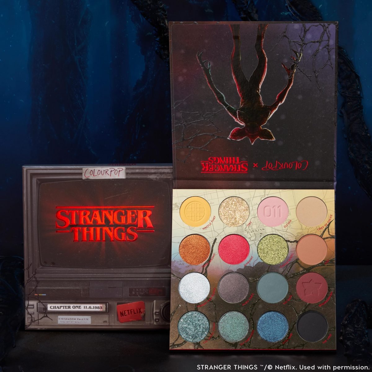 ColourPop x Stranger Things makeup collection