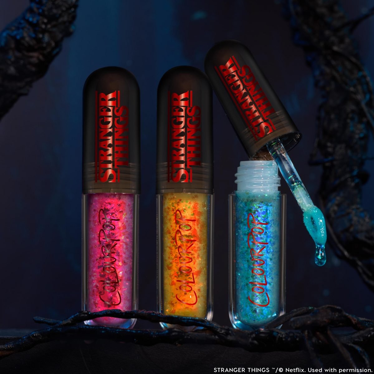 ColourPop x Stranger Things collection lipgloss