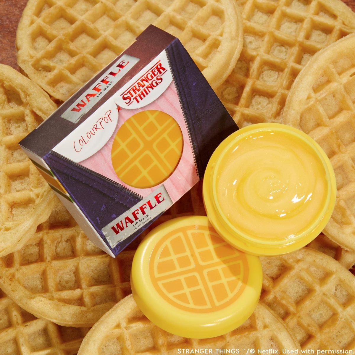 ColourPop x Stranger Things collection waffle mask