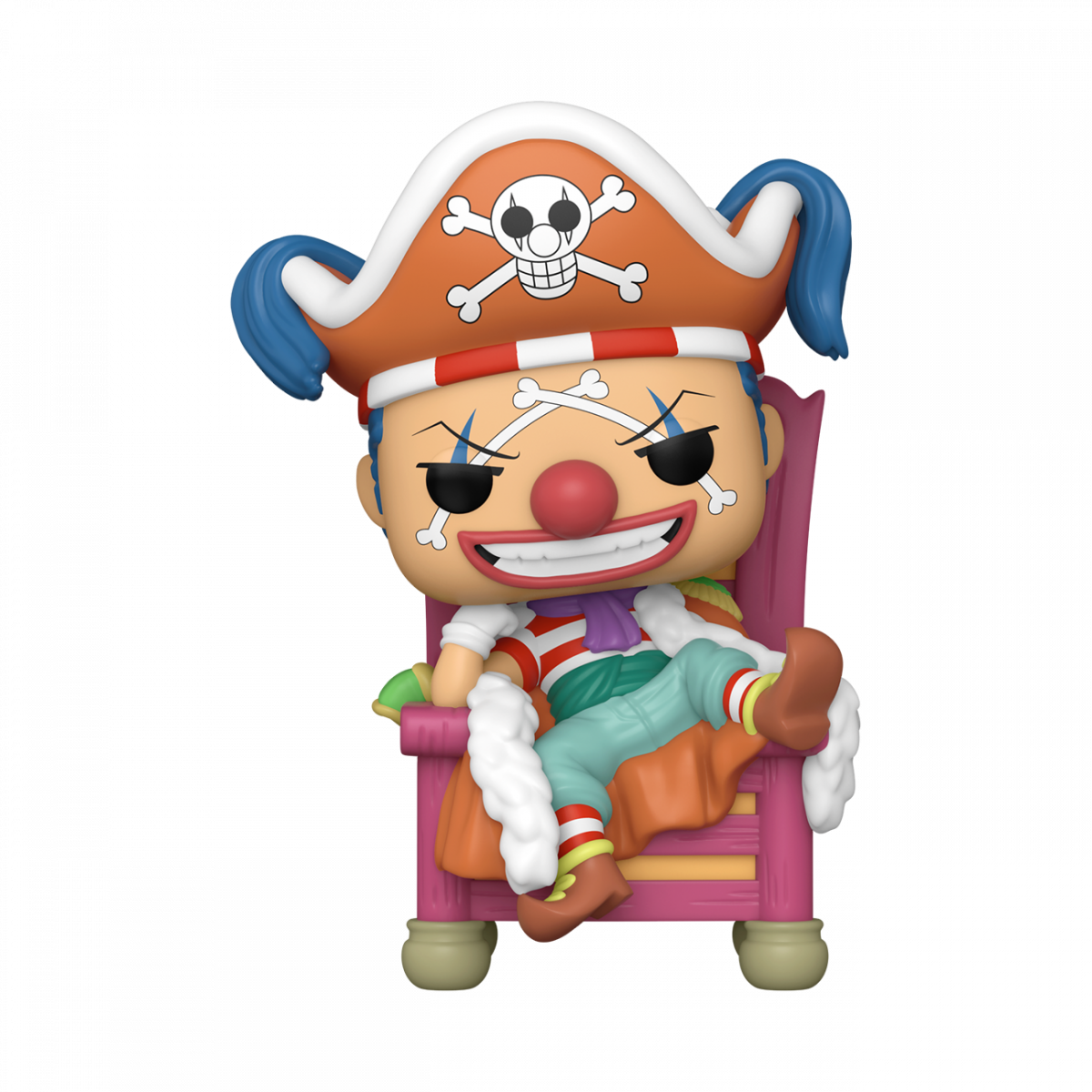 NYCC One Piece funko exclusive Deluxe POP! Buggy the Clown on Throne